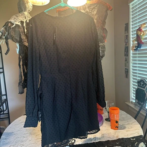 Lulus dress black size medium super cute never worn - Picture 3 of 5